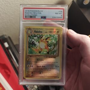 Pokemon Yellow Raichu Card